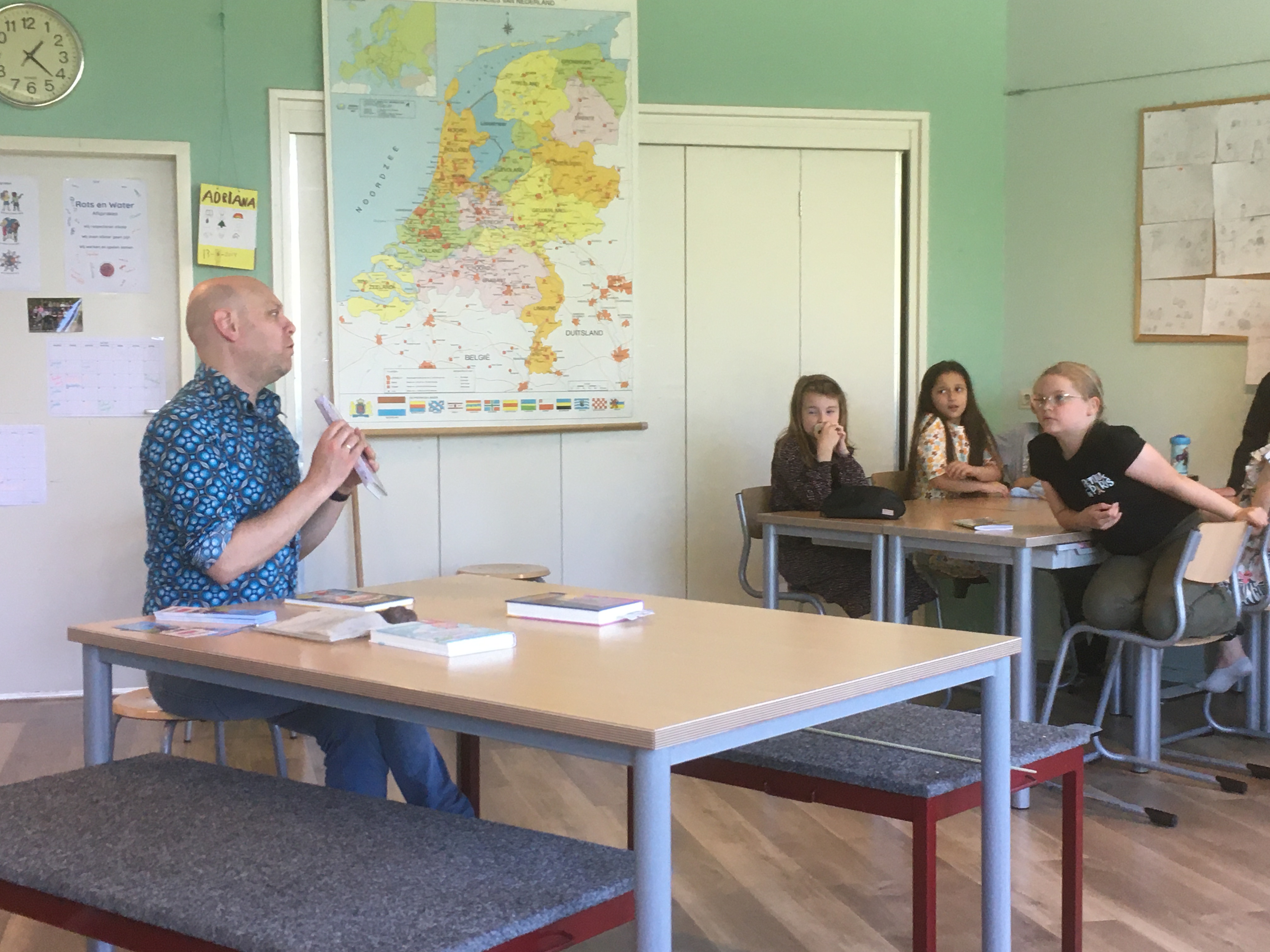 Schrijver in de klas 