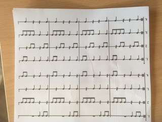 Muziekles b