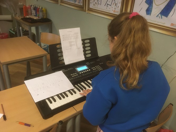 Muziek atelier groep 5-6 periode twee b